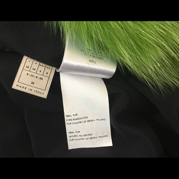 🔥SOLD🔥 Emilio Pucci Shadow Fox Coat - Picture 6 of 8